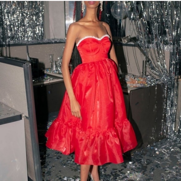 Selkie Dresses Selkie Jingle Bell Rock French Corset Dress Xl